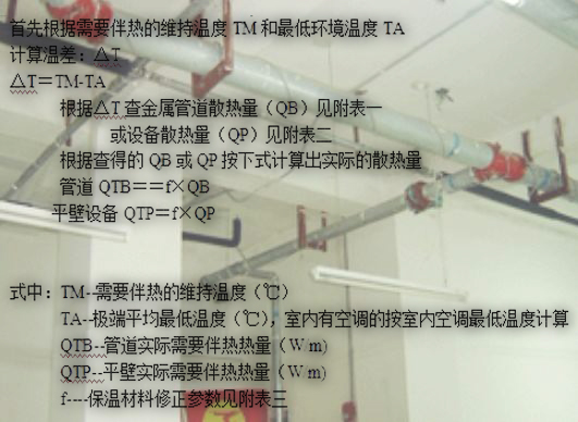 消防管道電伴熱熱量計算