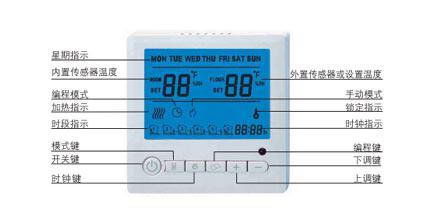 AB8004電地暖數字溫控器(圖2)